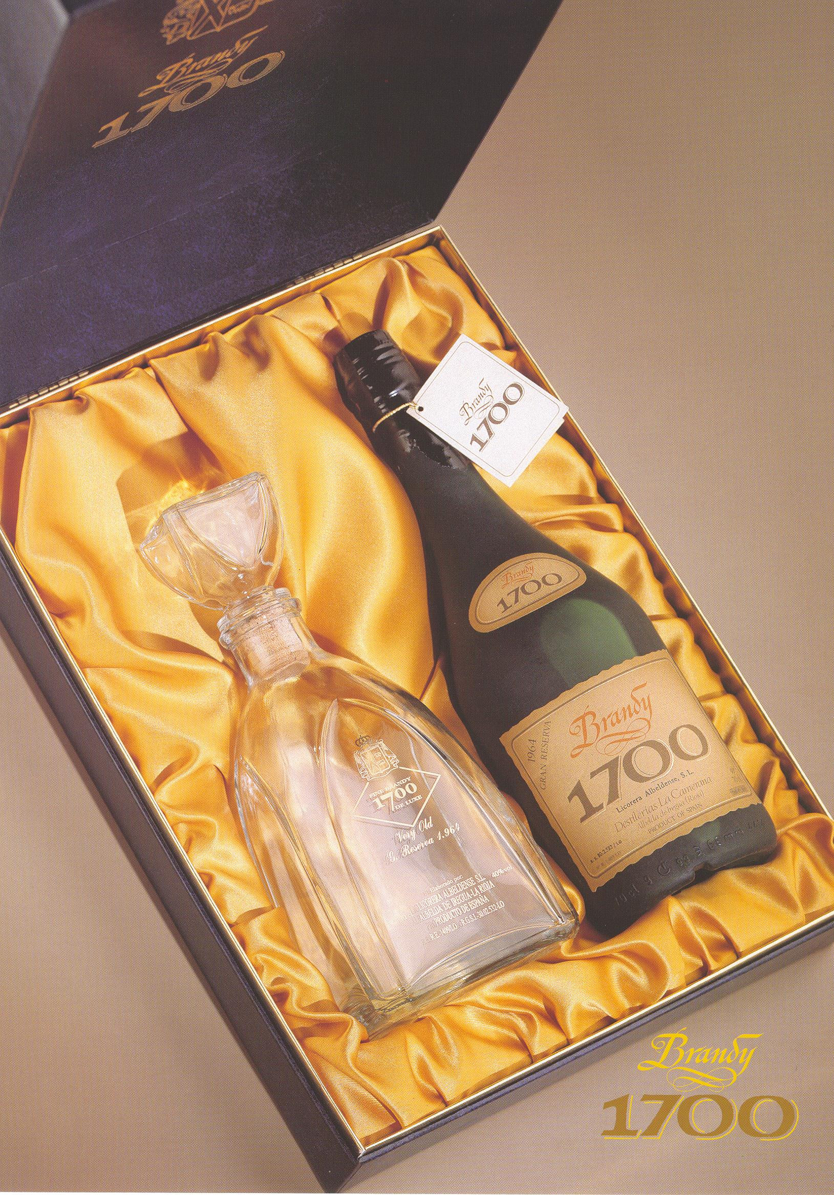 Brandy 1700. Gran Reserva de 1964